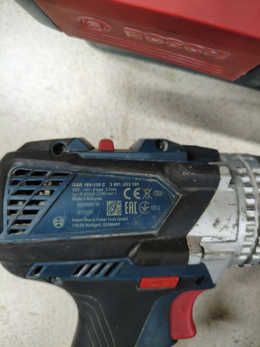 Bosch GSB 18V-110 C Professional – z 2x 4.0Ah, ładowarką i L-Boxx