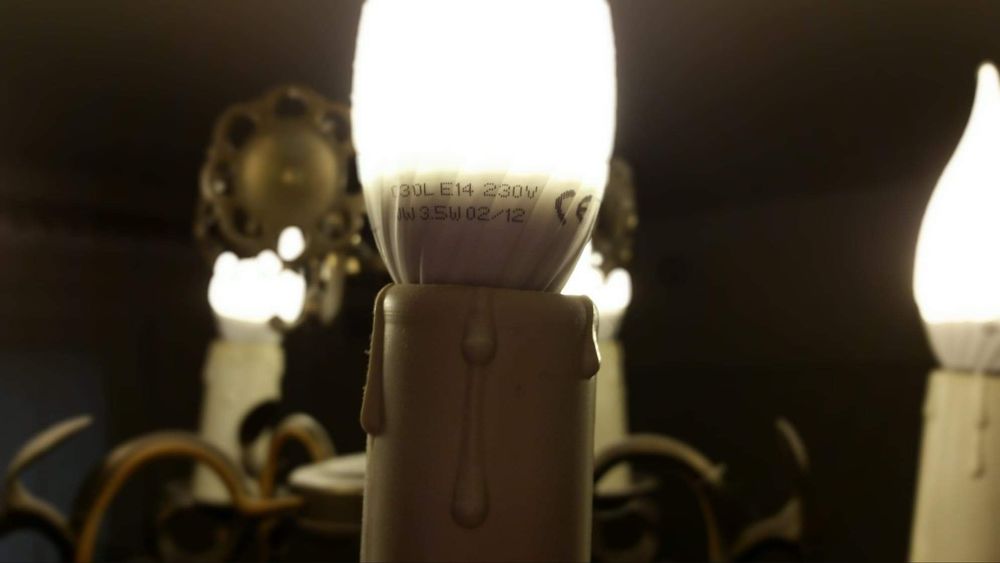 Żyrandol mosiężny 5 punktów