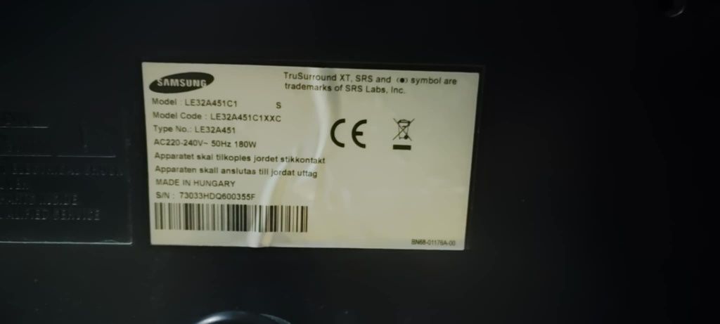 Telewizor Samsung LE32A451C1 XXC.