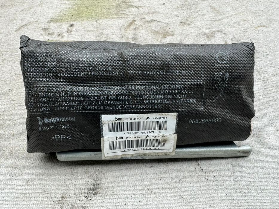 CITROEN C5 X7 III PODUSZKA FOTELA AIRBAG LEWY PRZEDNI PRZÓD 9656177680