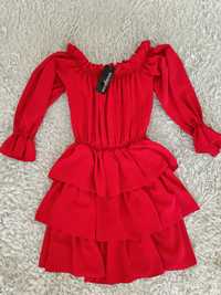 Sukienka excellence czerwona