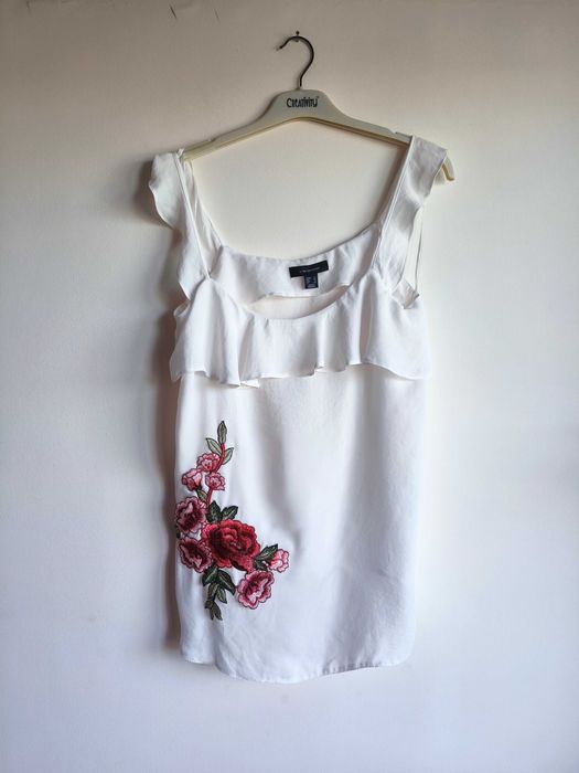 Biała koszulka na ramiączkach Atmosphre L/40