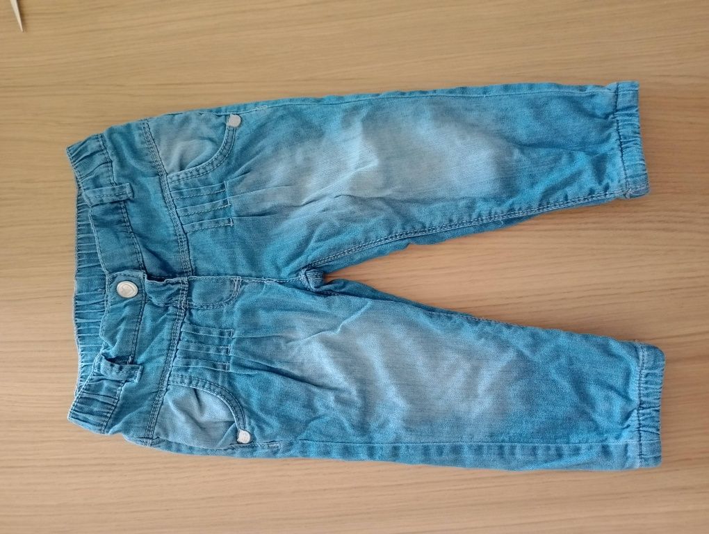 Spodnie jeans r. 80