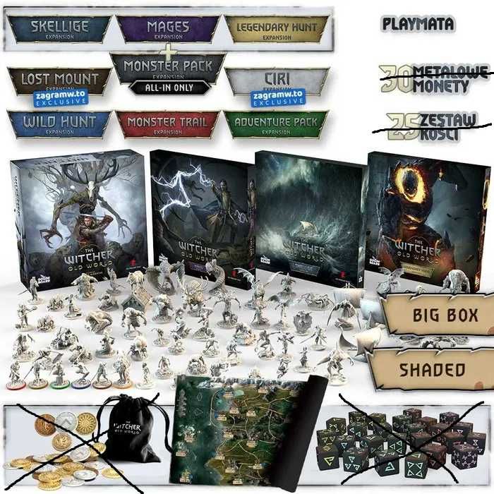 Wiedźmin Stary Świat All-in, Big-Box, shaded
