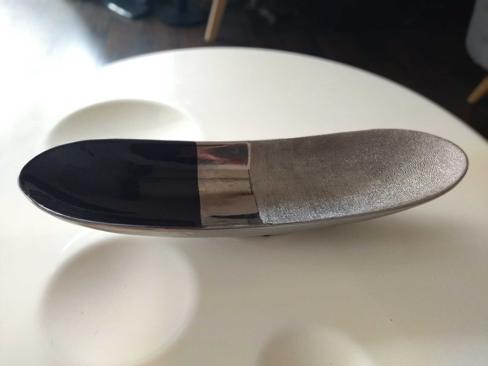 Patera czarno srebrna Glamour