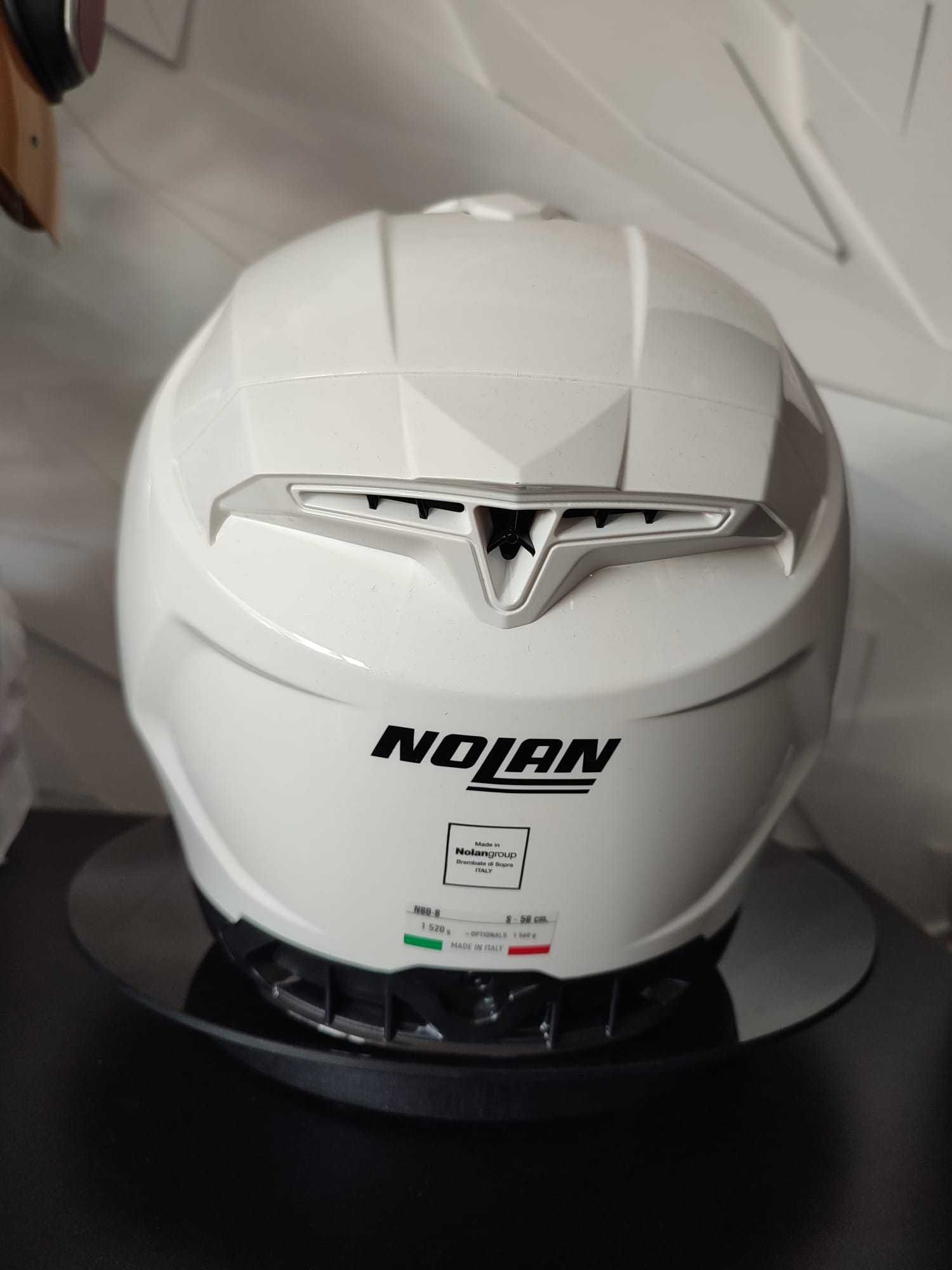 Kask Nolan N80-8 Classic N-COM 5 Metal White 'XS 'S 'M 'L 'XL '2XL !
