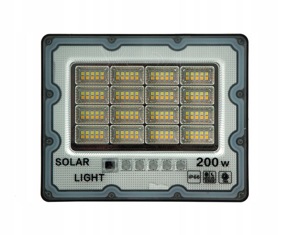 HALOGEN Lampa SOLARNA LED 100W 200W 400W 600W Uliczna z Pilotem