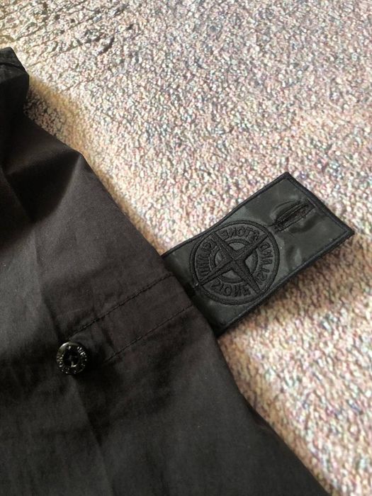 Анорак Stone Island Ghost Cotton Nylon Tela black