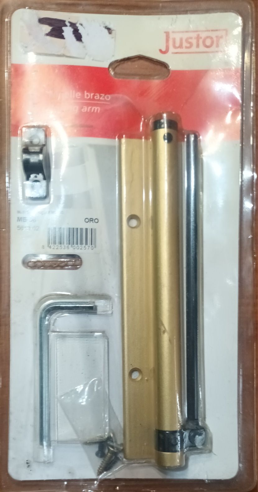 Mola para porta em bronze