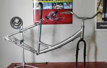 Rama rowerowa city 26" z widelcem kierownica aluminium 18"