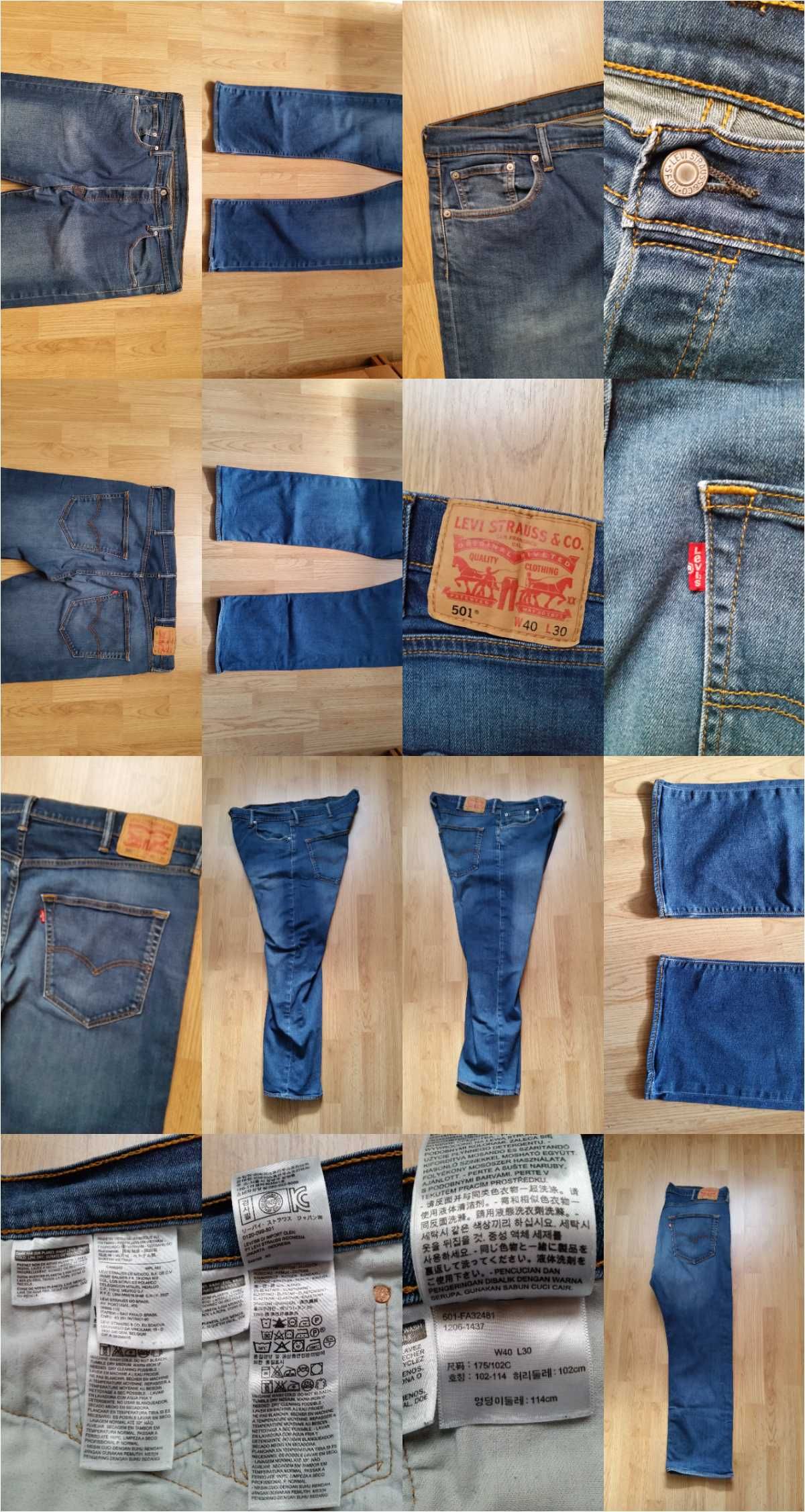 Spodnie Jeans Levi's Levis model 501