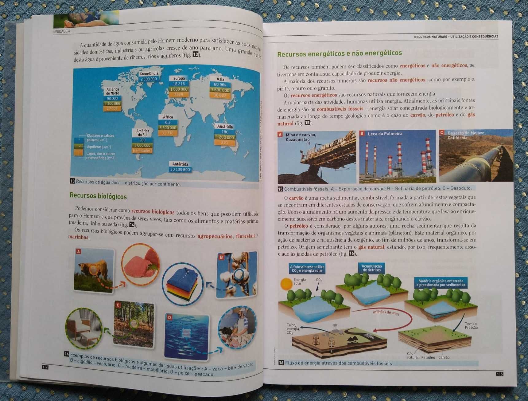 "Compreender o Ambiente 8" Parte 2 Manual C. Naturais 8ºAno -Como NOVO