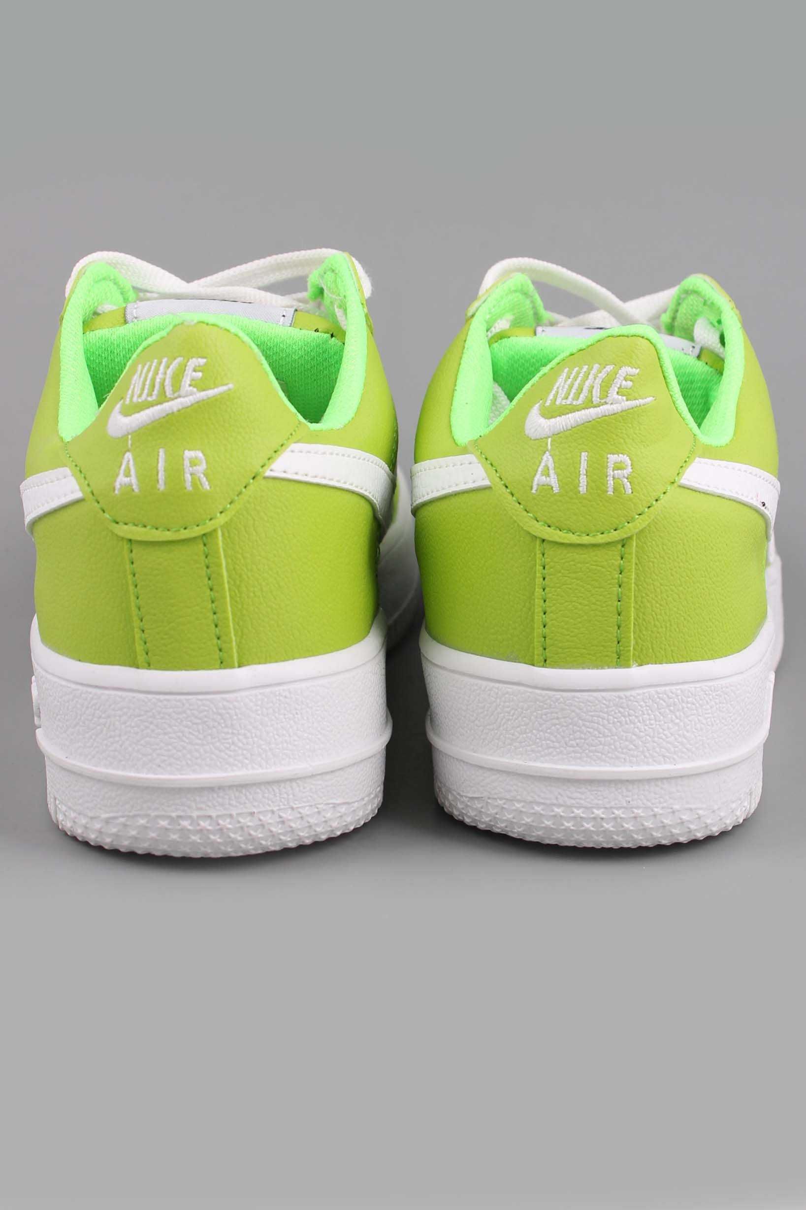 Кроссовки Nike Air Force салатовые