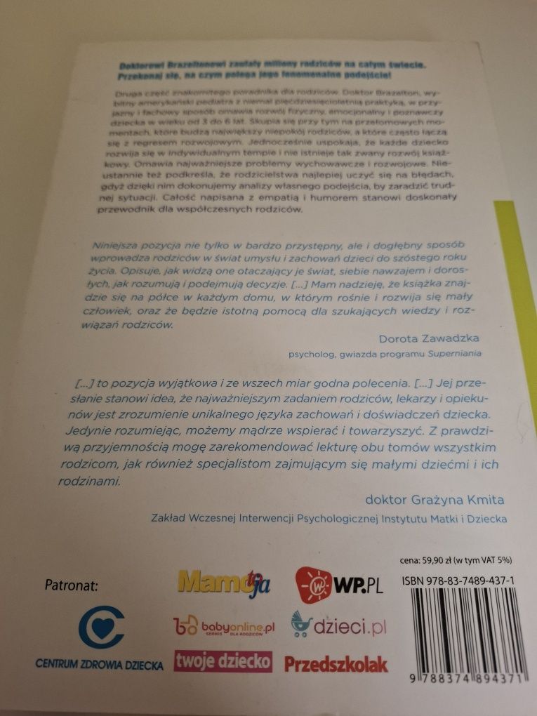 Brazelton, Sparrow Rozwój dziecka 3-6, Dorota Zawadzka SuperNiania
