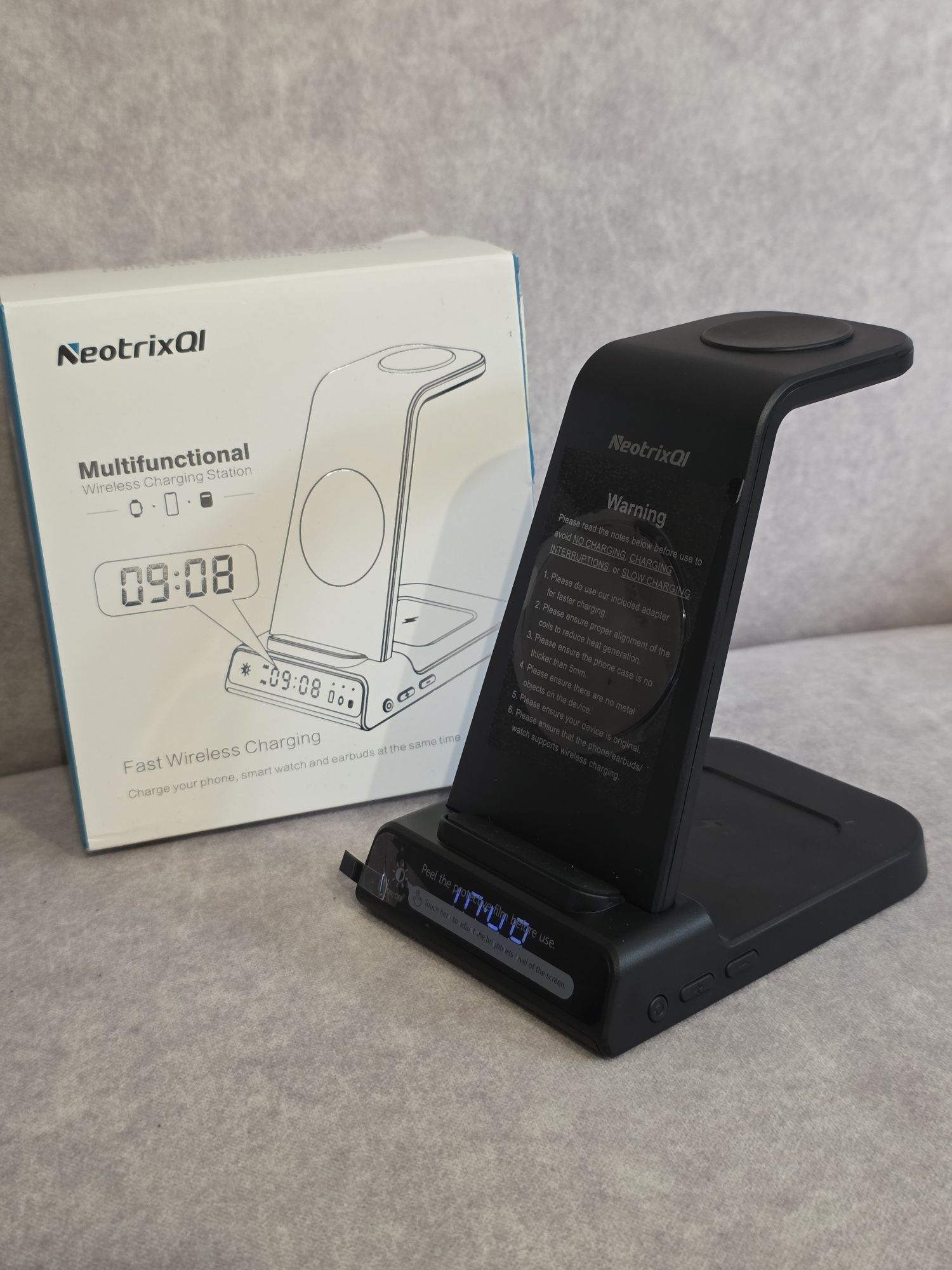 Ładowarka indukcyjna 3w1 fast charge