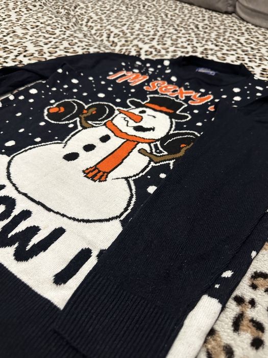 Новорічний светр з кумедним принтом