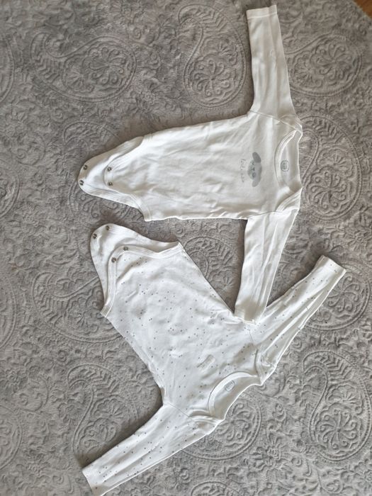 Białe body z długim rękawem Cool Club Smyk r. 68