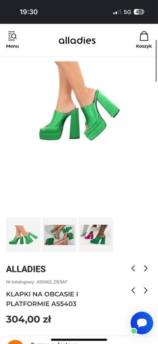 Klapki plato na obcasie na koturnie platformie satyna barbie disco