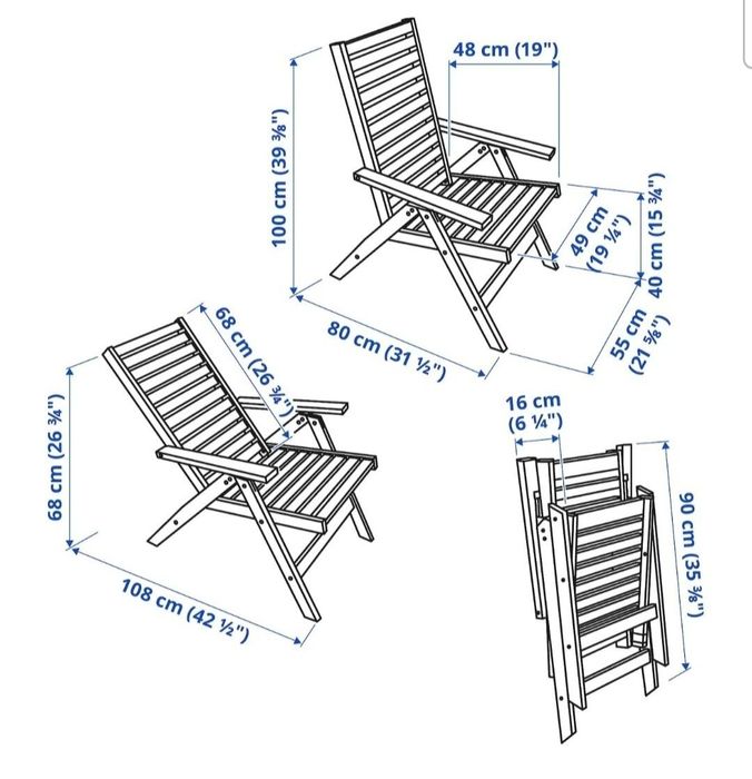IKEA ÄPPLARÖ zestaw stół, krzesła, grill.