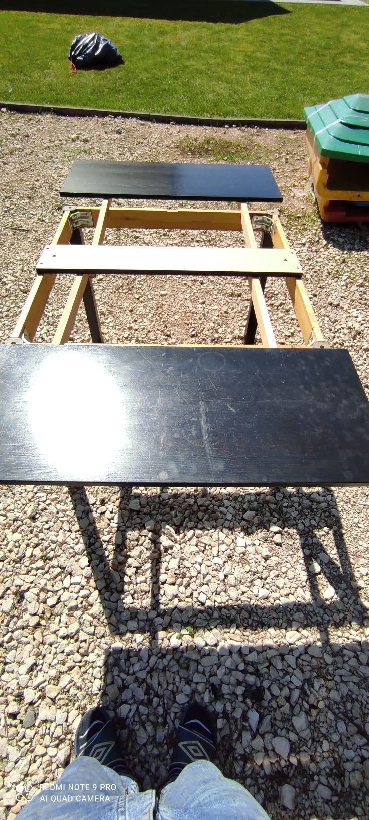 Stół rozkładany  czarny