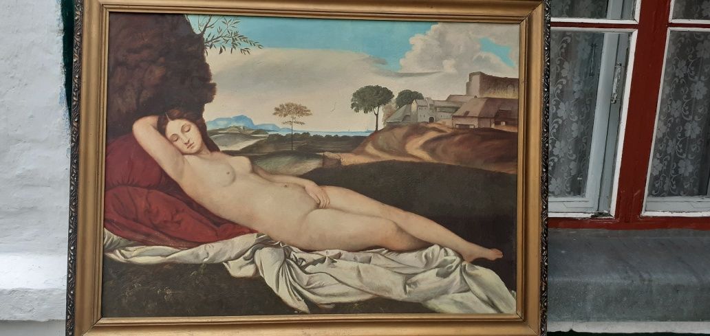 Рарітет картина маслом " Спляча Венера".