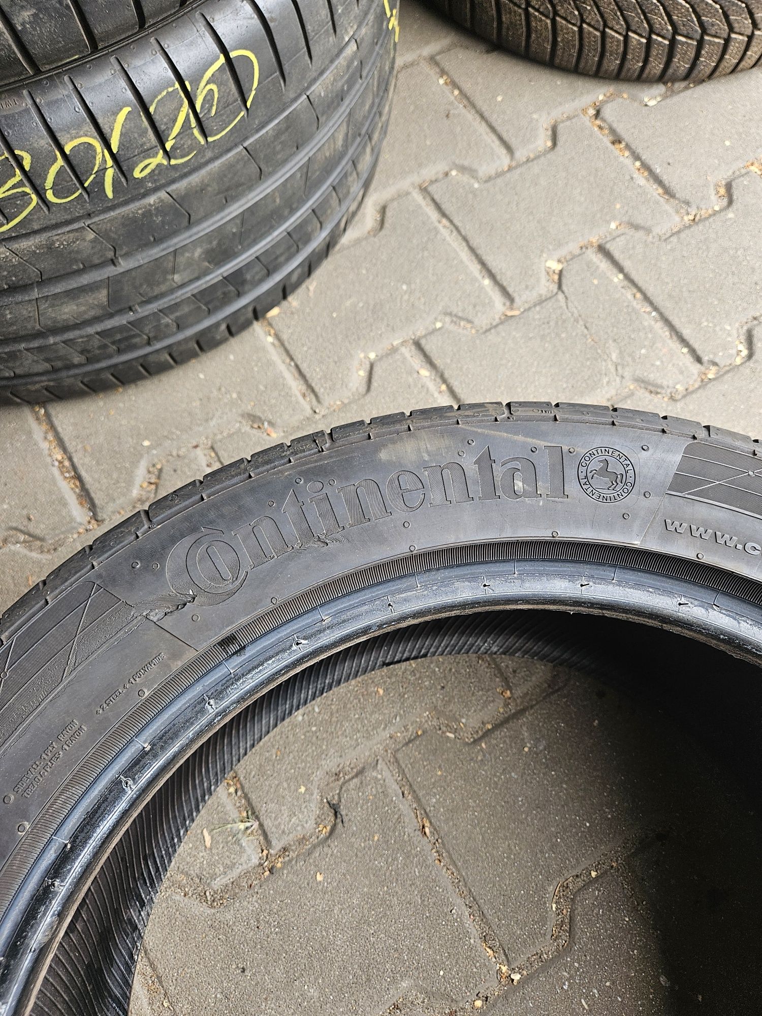 2szt 245/45/17 Continental 5mm dot4319r LATO