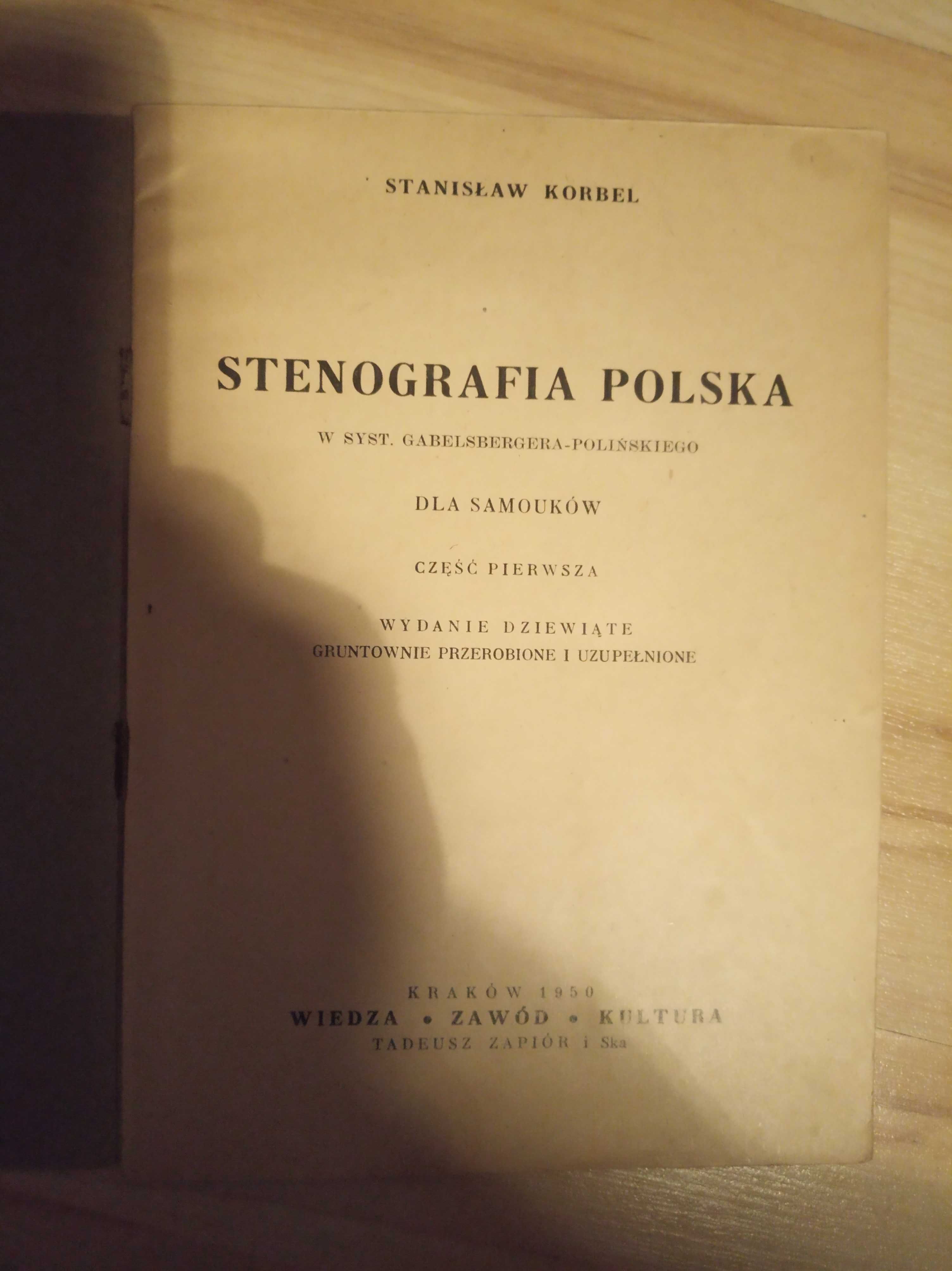 Stenografia polska Korbel 1950