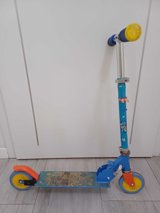 Hulajnoga Chłopięca Niebieska PSI PATROL Regulacja Hamulec Wysyłka!