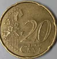 Moeda 20centimos rf 1999