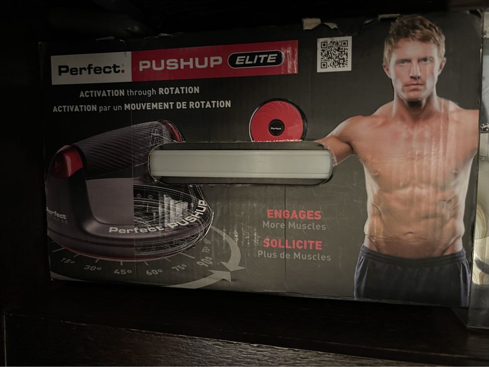 Suportes flexões braços push ups Perfect Elite