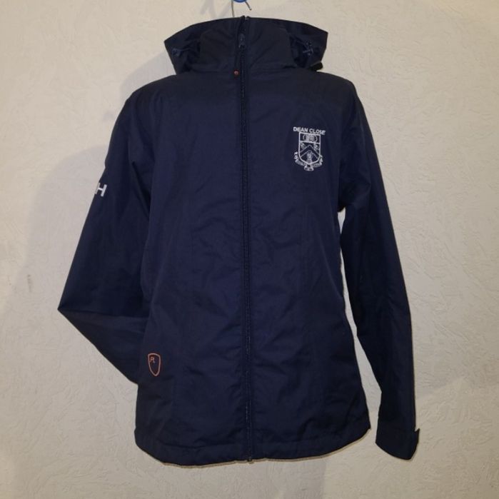 Спортивна вітровка дощовик на змійці синього кольору