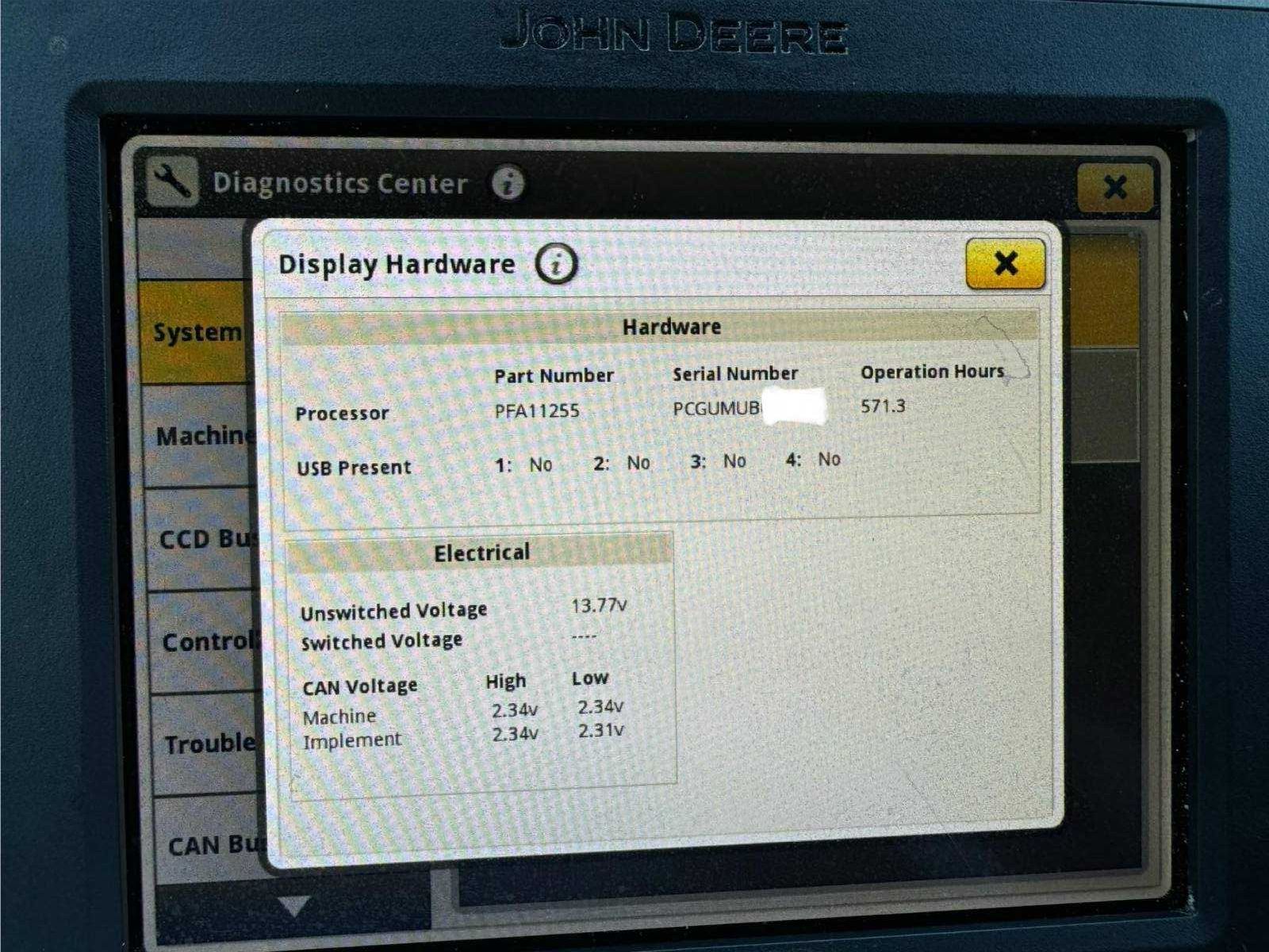 Монитор GPS агронавигатор John Deere 4240 SF1 аutotrek