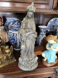 Maryja Królowa gipsowa figurka Matka Boża z Aniołami