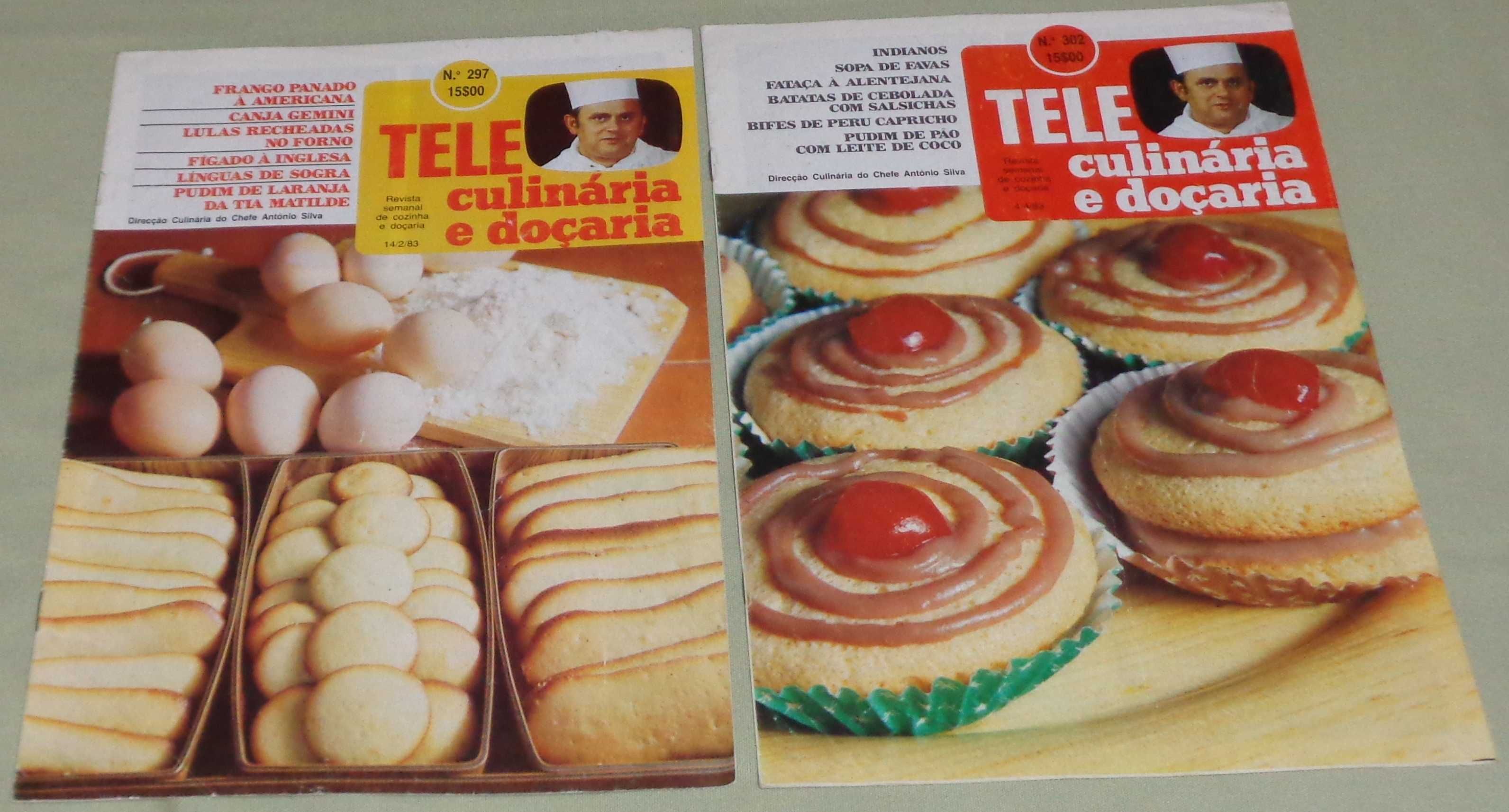 Conjunto de 12 revistas Teleculinária (11 normais e 1 especial)