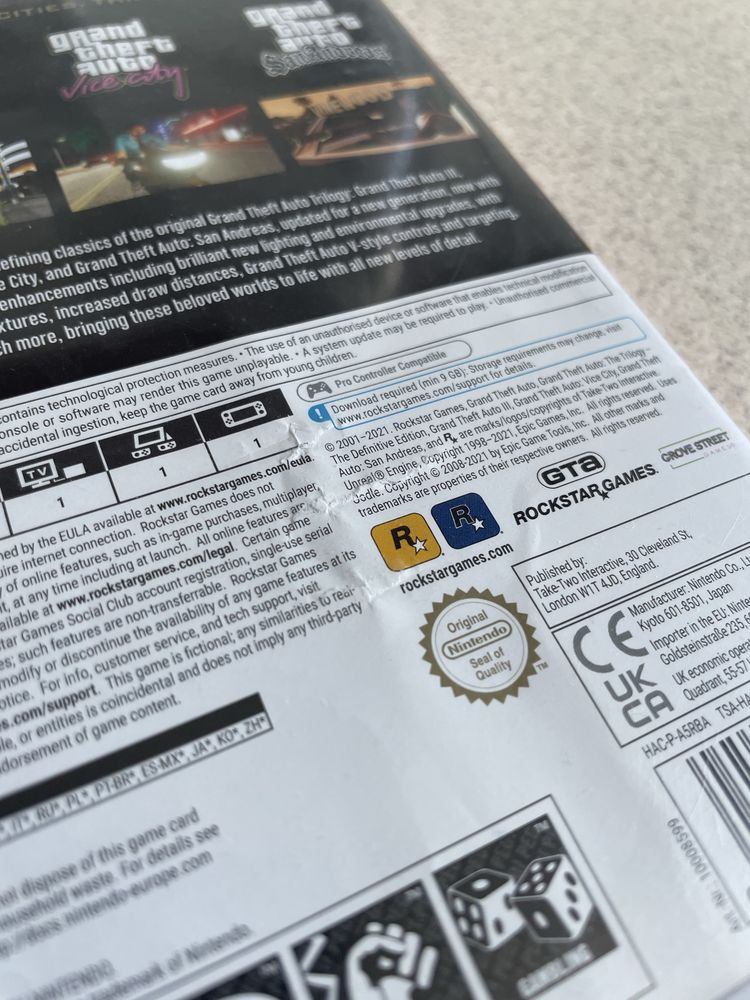 GTA The Trilogy. Definitive edition.