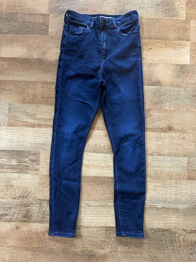 Spodnie jeans wysoki stan Asos XS/34 skinny