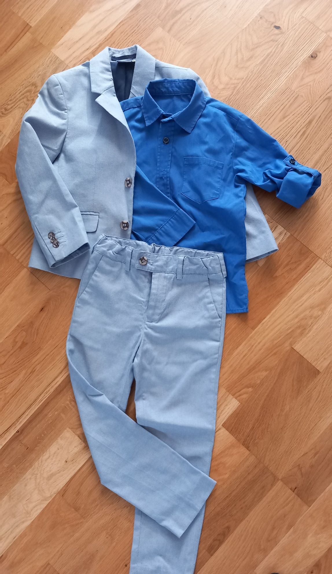 Marynarka spodnie garnitur strój elegancki