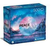 Clementoni 35116 Puzzle 500 el. PEACE LIGHT BLUE