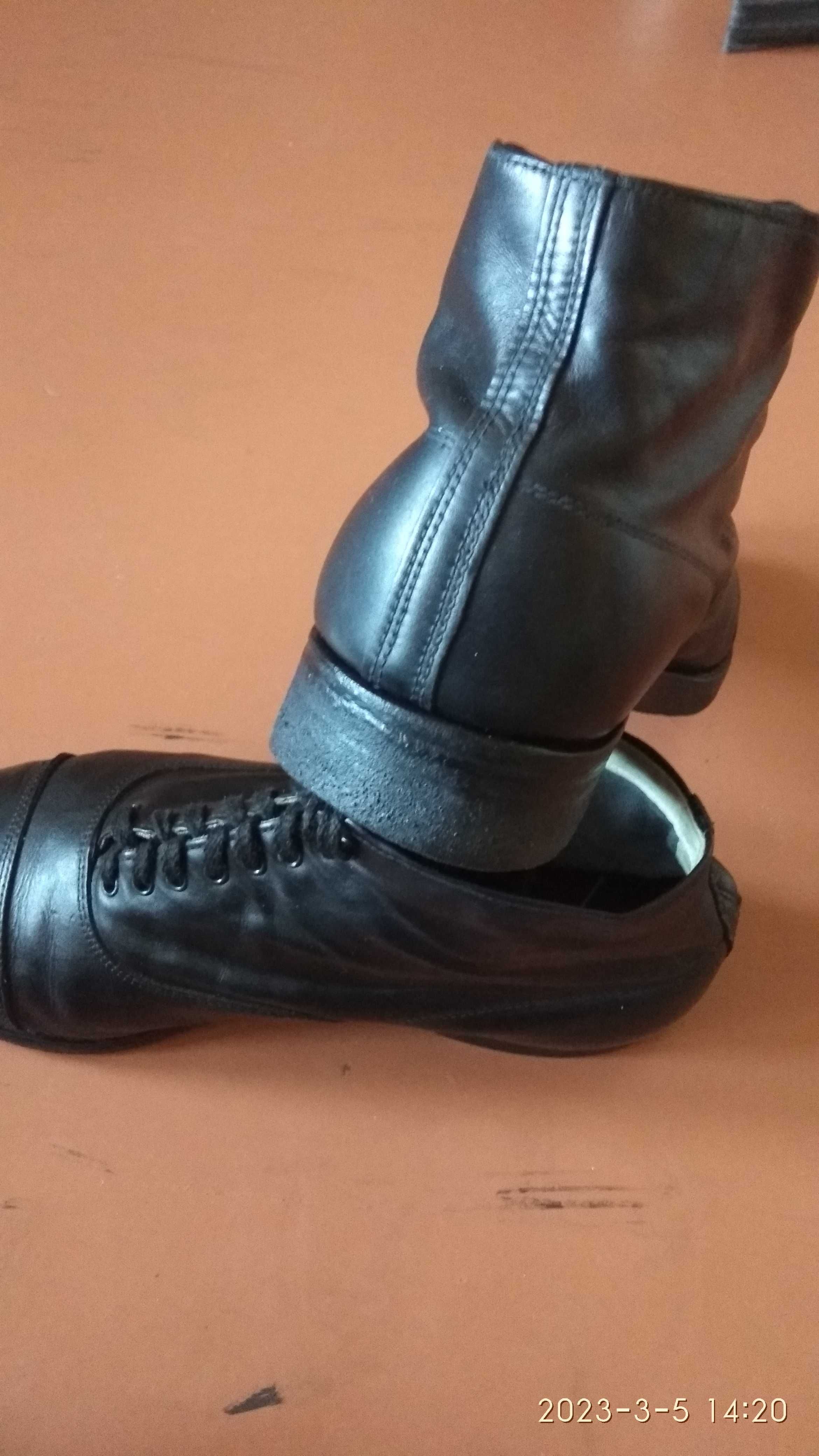 Ботинки Cap toe кожаная классика рантовые.