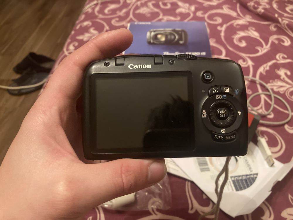 Canon sx120 is фотопарат не видит батарейки