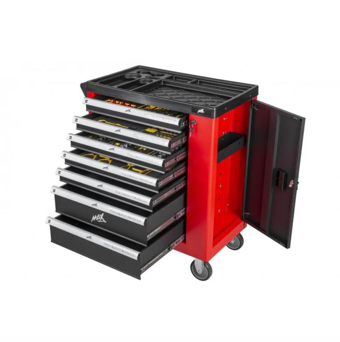Тележка с инструментом / инструментальный шкаф MAX 156 эл. - 7 ящиков