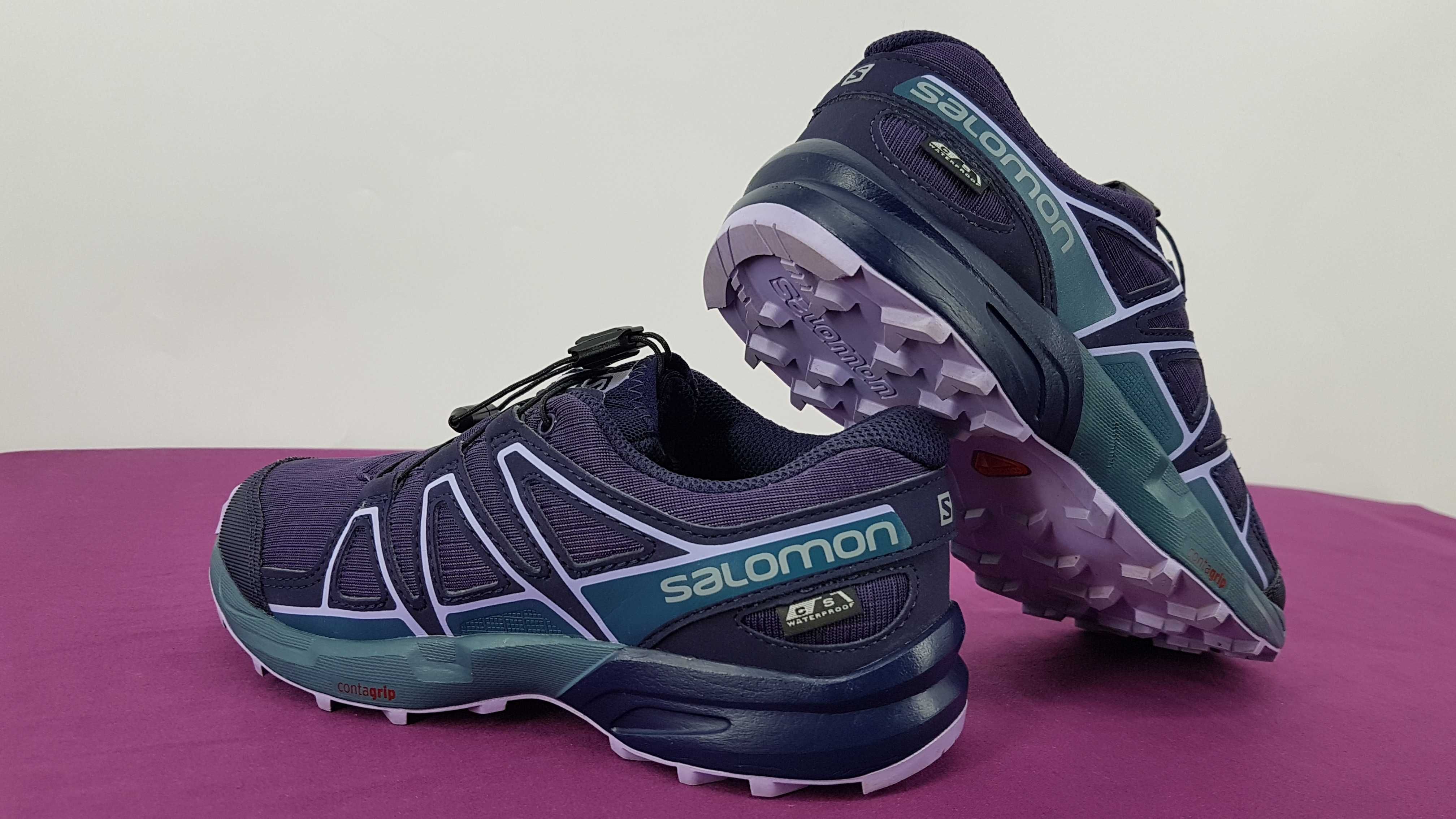 Трекинговые кроссовки Salomon waterproof eur-34 на длину стопы 21 см