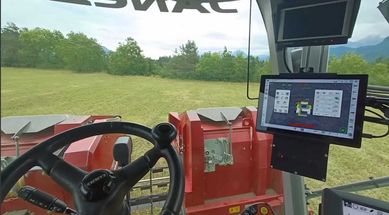 Nawigacja rolnicza RTK do CLAAS Lexion. Sterowanie hydrauliczne.