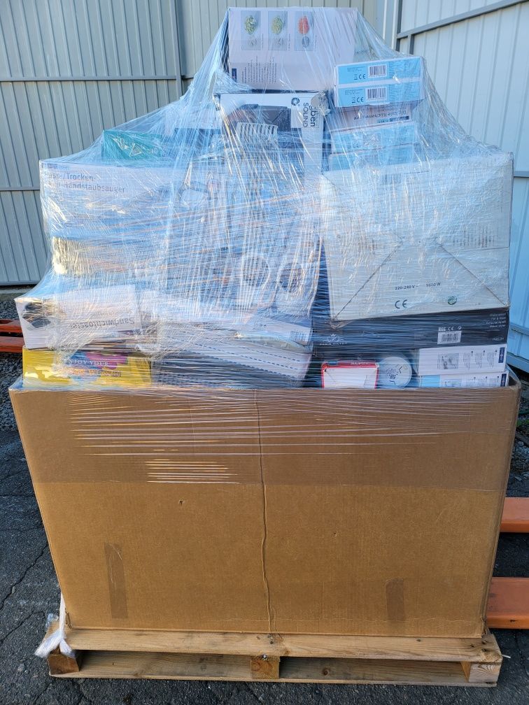 Палети мікс з дрібною технікою амазон лідл amazon lidl з Європи опт
