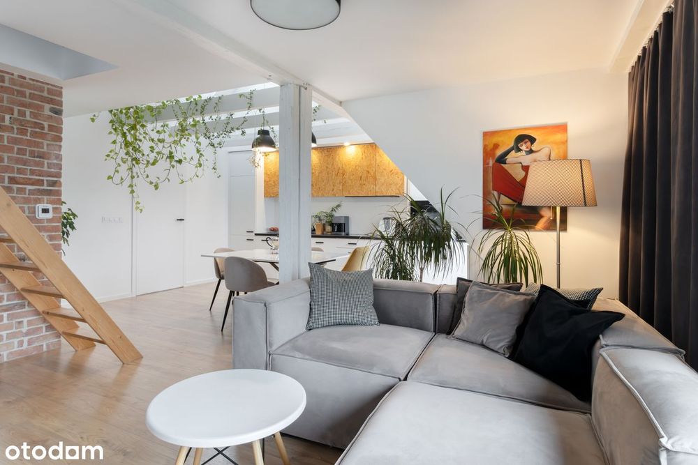 115 m² przestrzeni w cenie 60 m²! Dwupoziomowy apartament z ogrodem