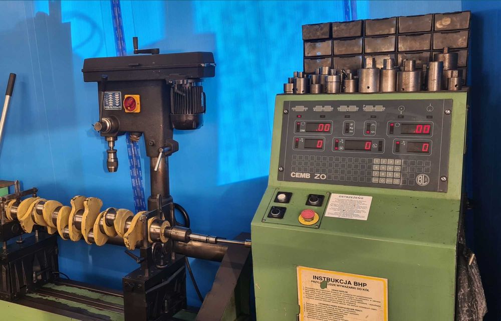 Wyważarka do wałów korbowych i elementów wirujących