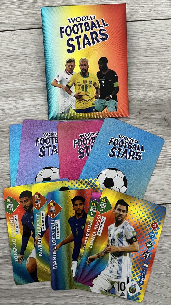 Kolekcja 40 różnych kart Piłkarskich