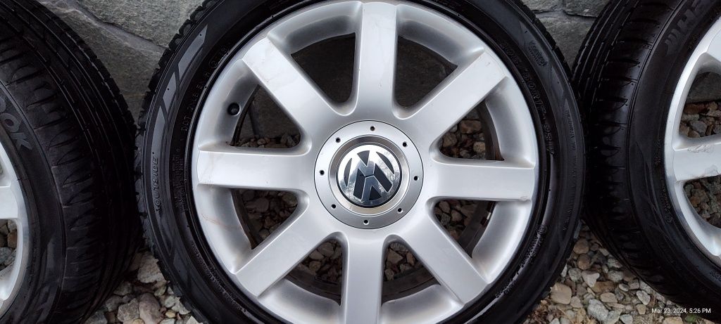 Alufelgi z oponami letnimi 6.0Jx17 cali et 48,5 volkswagen 5x112