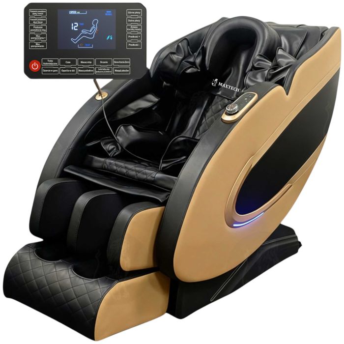 Fotel masujący Gravity Shiatsu do masażu ciała pilot w języku polskim