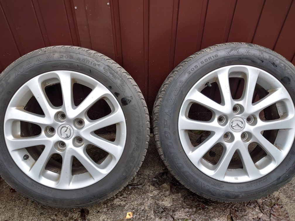 Komplet kòł 16 calowych 5x114,3 mazda 5.